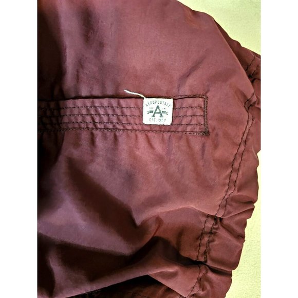 Vtg Y2K Aeropostale Anorak Windbreaker Rain Jacket XL Striped Skater Surfer - Picture 5 of 9